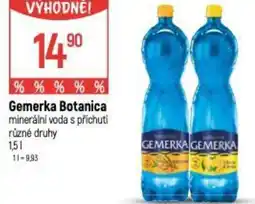 Globus Gemerka Botanica minerální voda s příchuti nabídka