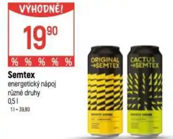 Globus Semtex energetický nápoj nabídka