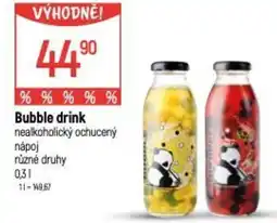 Globus Bubble drink nealkoholický ochucený nápoj nabídka