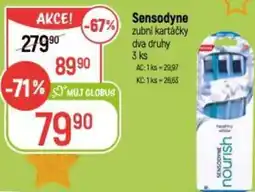 Globus Sensodyne zubní kartáčky nabídka