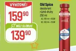 Globus Old Spice deodorant nabídka