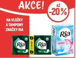 Globus Na vložky a tampony značky ria nabídka