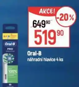 Globus Oral-B náhradní hlavice nabídka