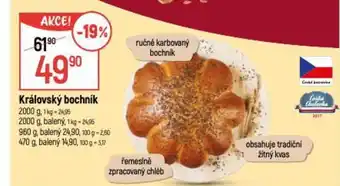 Globus Královský bochník nabídka