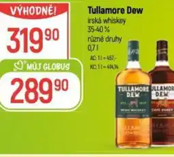 Globus Tullamore Dew irská whiskey 35-40% nabídka