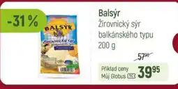 Globus Balsýr Žirovnický sýr balkánského typu nabídka