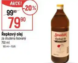 Globus Řepkový olej za studena lisovaný nabídka