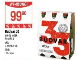 Globus Budvar 33 světlý ležák nabídka