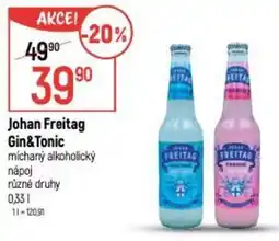 Globus Johan Freitag Gin&Tonic míchaný alkoholický nápoj nabídka