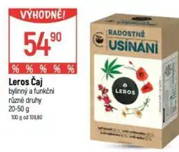 Globus Leros Čaj bylinný a funkční nabídka