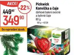 Globus Pickwick Konvička a čaje nabídka