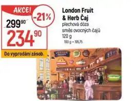 Globus London Fruit & Herb Čaj nabídka