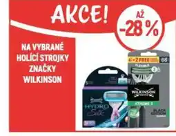 Globus Na vybrané holící strojky značky wilkinson nabídka