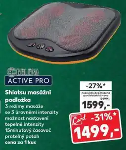 Kaufland Shiatsu masážní podložka nabídka