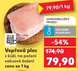 Kaufland Vepřová plec s kůží nabídka