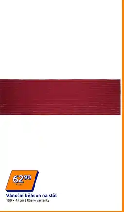 Action Vánoční běhoun na stůl nabídka