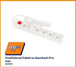 Action Prodlužovací kabel se zásuvkami Promax nabídka