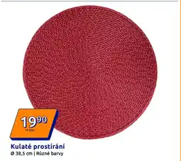 Action Kulaté prostírání nabídka