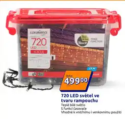 Action 720 LED světel ve tvaru rampouchu nabídka