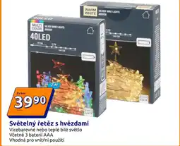Action Světelný řetěz s hvězdami nabídka