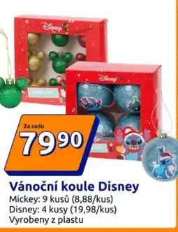 Action Vánoční koule Disney nabídka