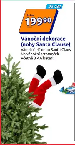 Action Vánoční dekorace (nohy Santa Clause) nabídka