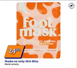 Action Maska na nohy Skin Bliss nabídka