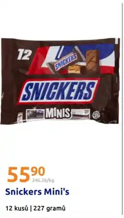 Action Snickers Mini's nabídka