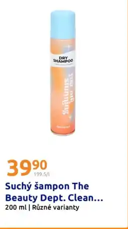 Action Suchý šampon The Beauty Dept. Clean nabídka