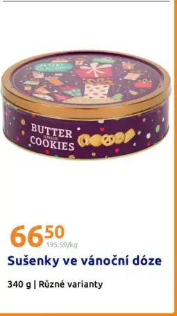 Action Sušenky ve vánoční dóze nabídka