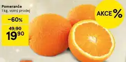 Tesco Pomeranče nabídka