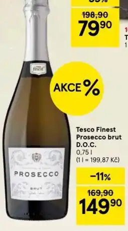 Tesco Tesco Finest Prosecco brut D.O.C. nabídka