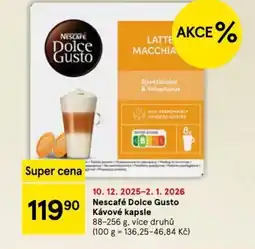 Tesco Nescafé Dolce Gusto Kávové kapsle nabídka