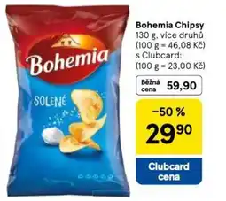 Tesco Bohemia Chipsy nabídka