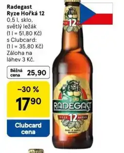 Tesco Radegast Ryze Hořká 12 nabídka