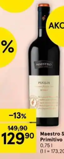 Tesco Maestro Sangiovese Primitivo nabídka