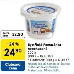 Tesco Bystřická Pomazánka neochucená nabídka