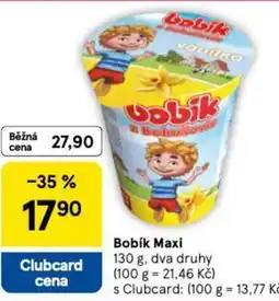 Tesco Bobík Maxi nabídka