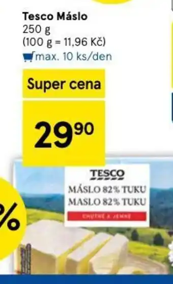 Tesco Tesco Máslo nabídka