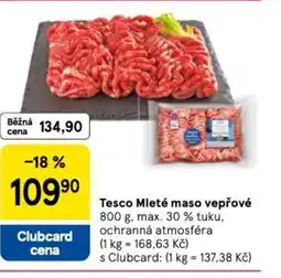 Tesco Tesco Mleté maso vepřové nabídka