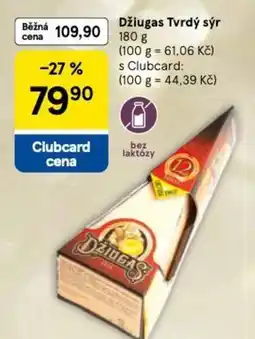 Tesco Džiugas Tvrdý sýr nabídka