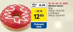 Tesco Vánoční donut nabídka