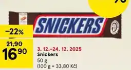 Tesco Snickers nabídka