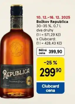 Tesco Božkov Republica nabídka