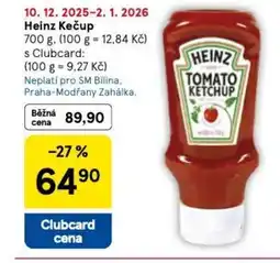 Tesco Heinz Kečup nabídka