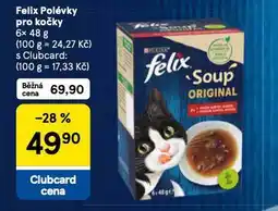 Tesco Felix polévky pro kočky nabídka
