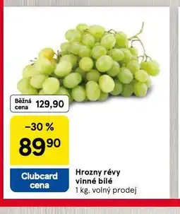Tesco Hrozny révy vonné bílé nabídka