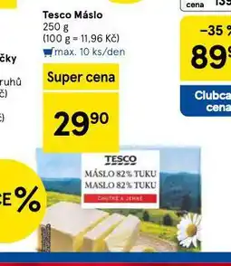 Tesco Máslo nabídka