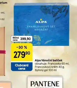 Tesco Alpa vánoční balíček nabídka