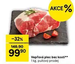 Tesco Vepřová plec bez kosti nabídka